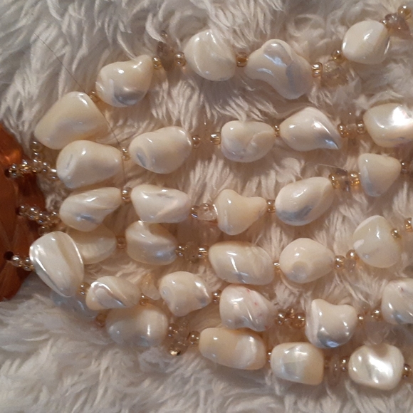 Brazilian citrine gemstone necklace, so unique. - Picture 3 of 5